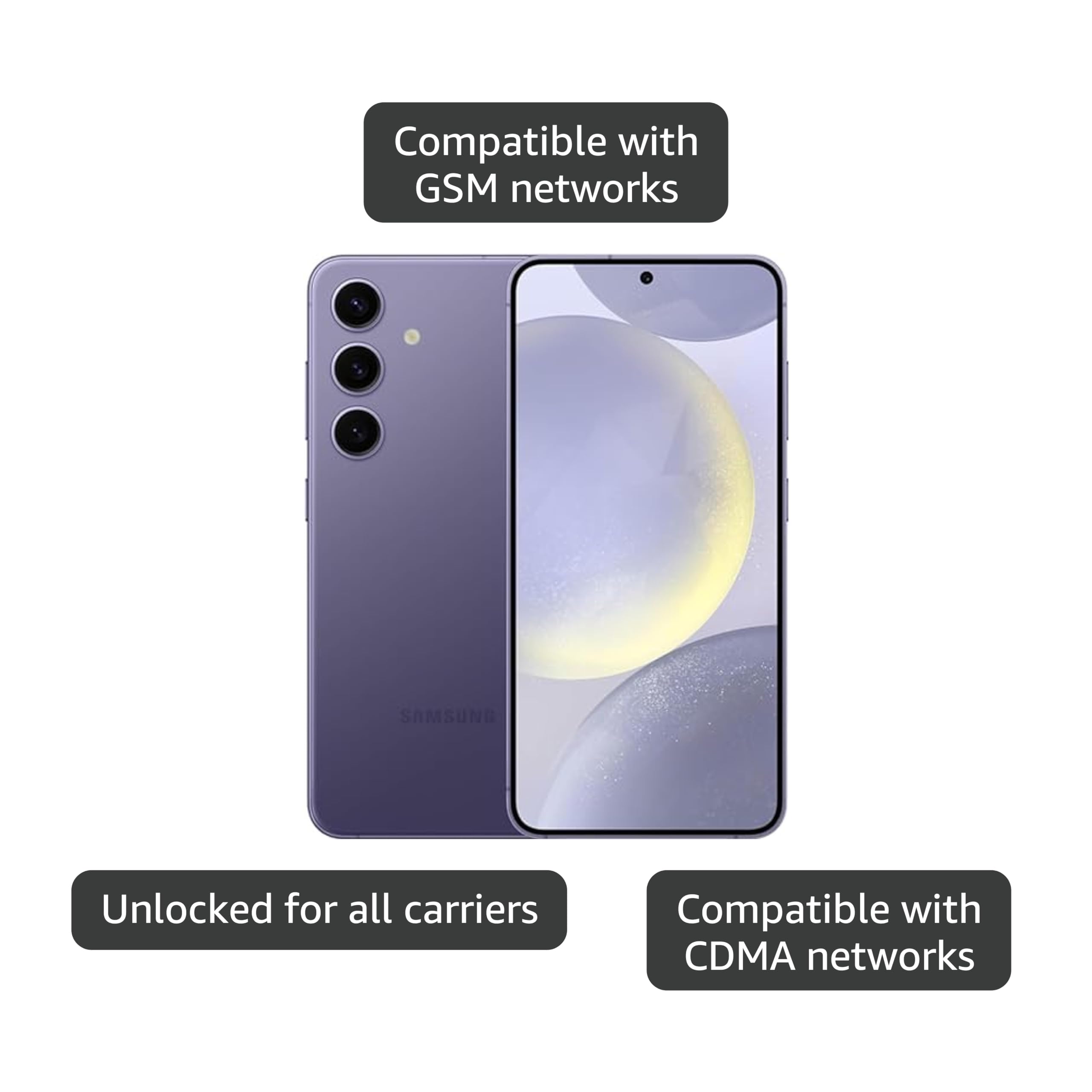 Amazon.com: SAMSUNG Galaxy S24 5G 128GB Factory Unlocked - Cobalt